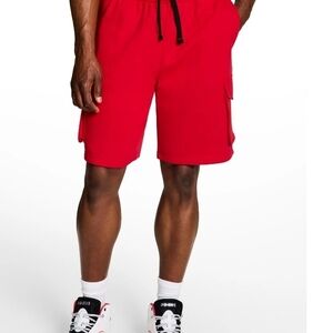 And1 Vibrant Red Men's Cargo Shorts